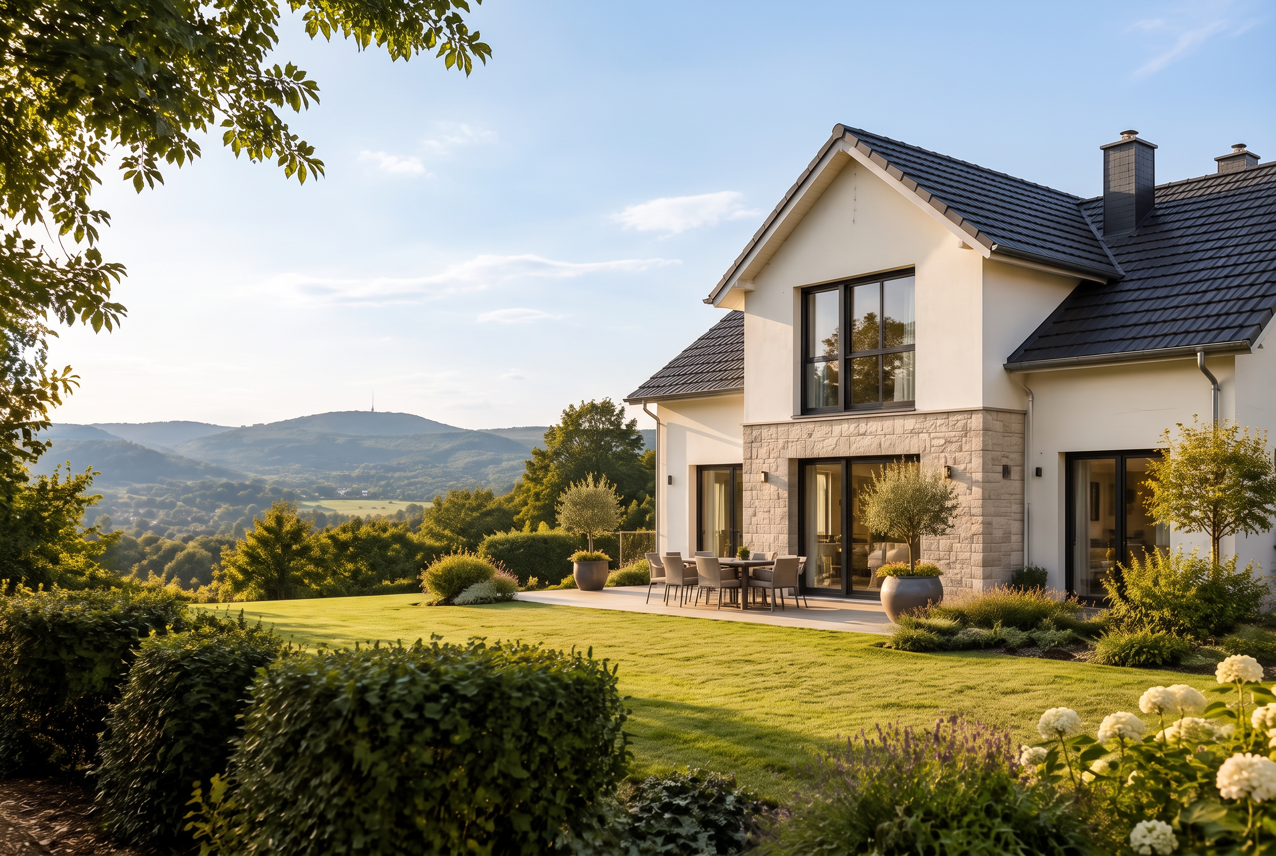 Sonnige Wohngegend im Raum Rhein-Mosel-Eifel